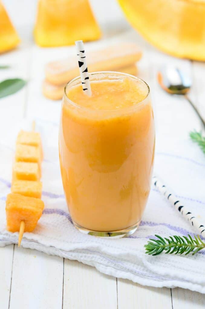 Yellow watermelon smoothie