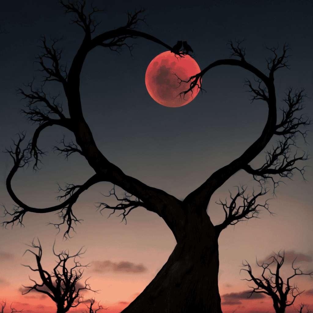 Tree With Full Moon