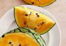 Yellow watermelon benefits for health with watermelon seeds
